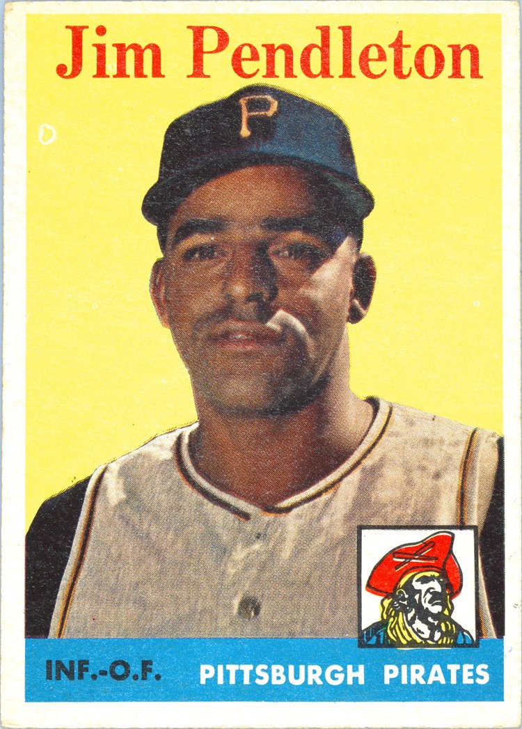 1958 Topps #104 Jim Pendleton, Pittsburgh Pirates