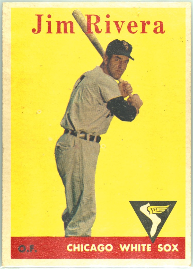 1958 Topps #11 Jim Rivera, Chicago White Sox