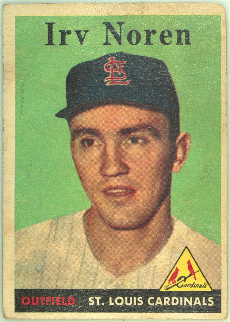 1958 Topps #114 Irv Noren, St. Louis Cardinals