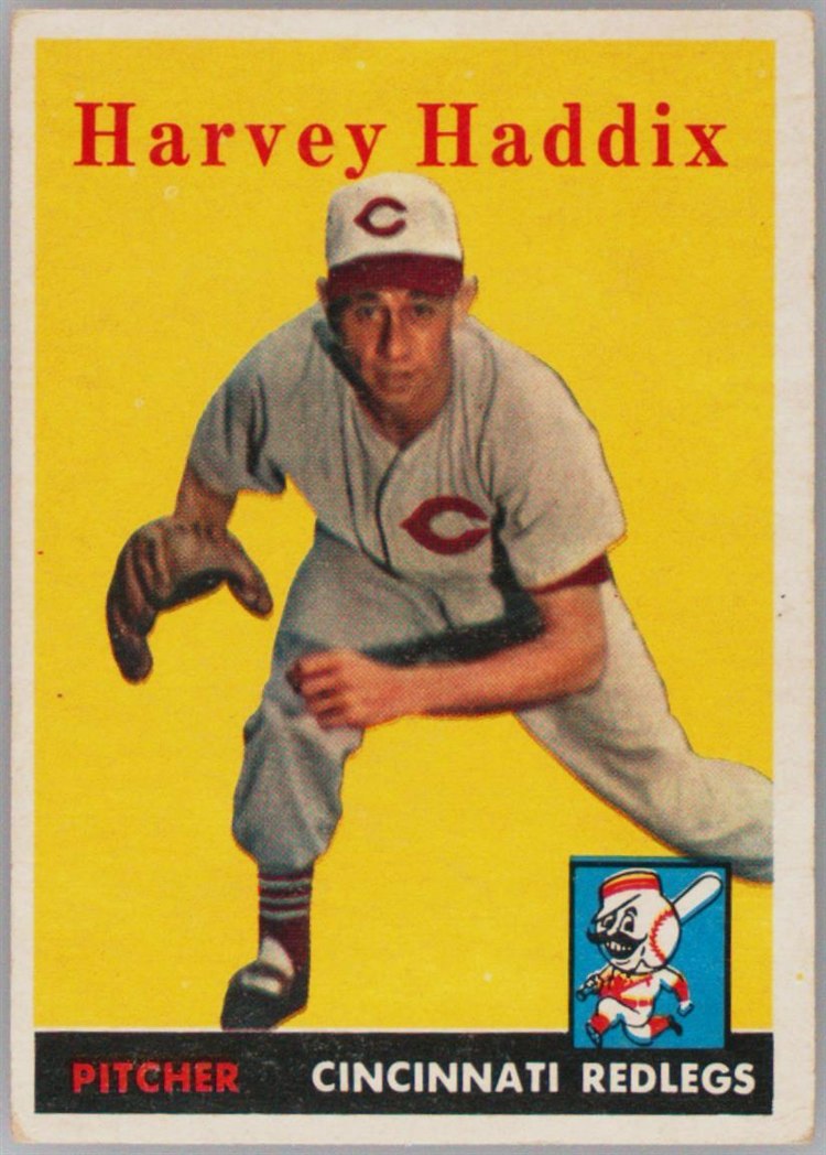 1958 Topps #118 Harvey Haddix, Cincinnati Reds