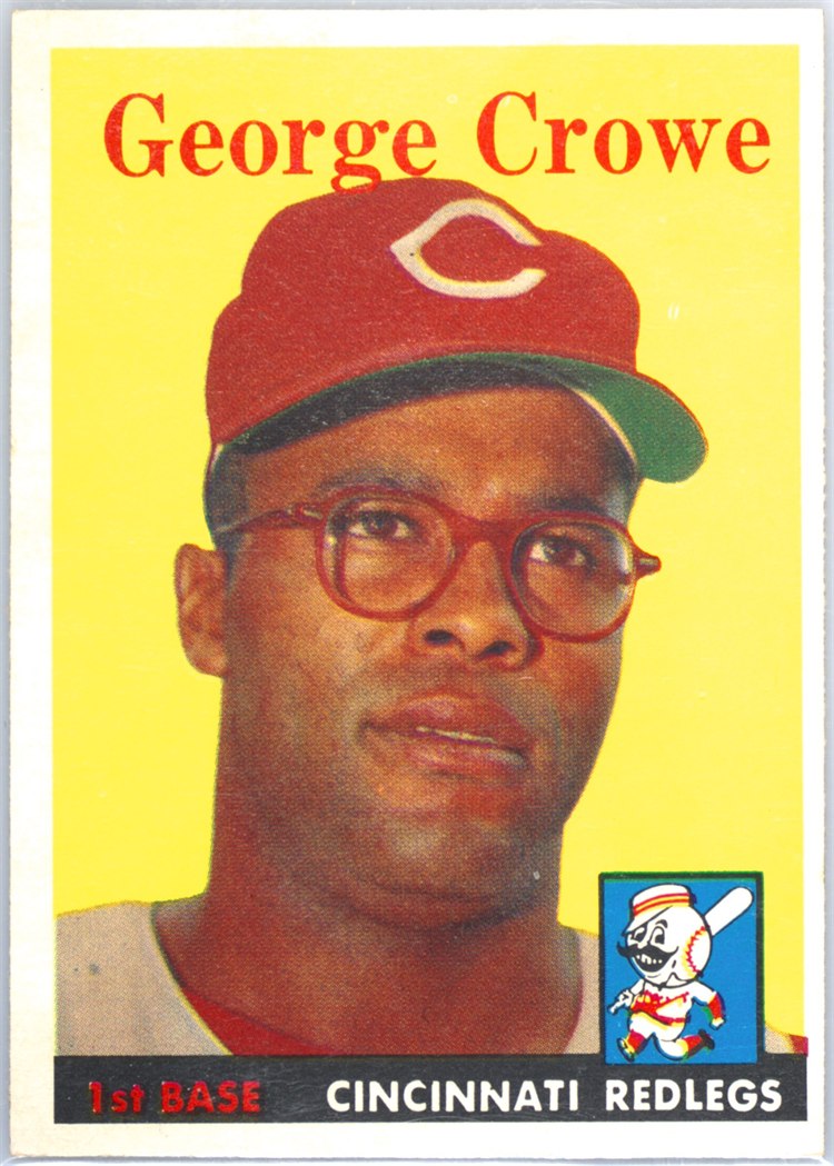 1958 Topps #12 George Crowe, Cincinnati Reds