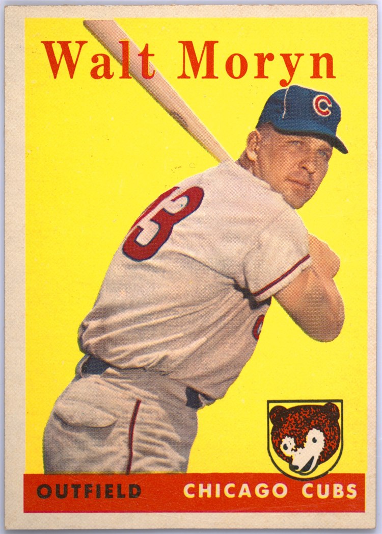 1958 Topps #122 Walt Moryn, Chicago Cubs