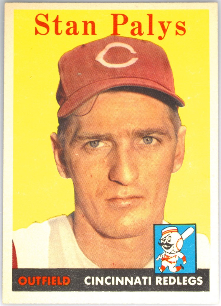 1958 Topps #126 Stan Palys, Cincinnati Reds
