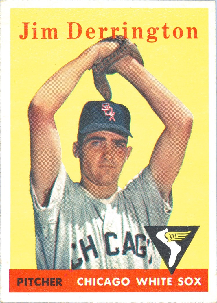 1958 Topps #129 Jim Derrington, Chicago White Sox