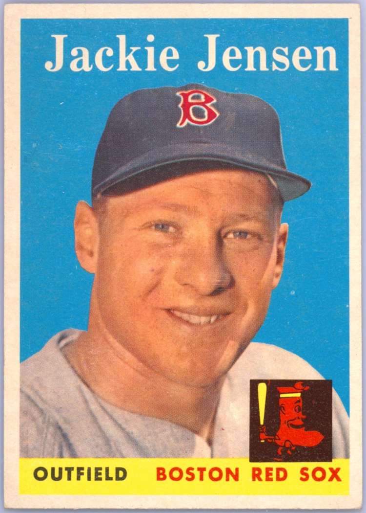 1958 Topps #130 Jackie Jensen, Boston Red Sox