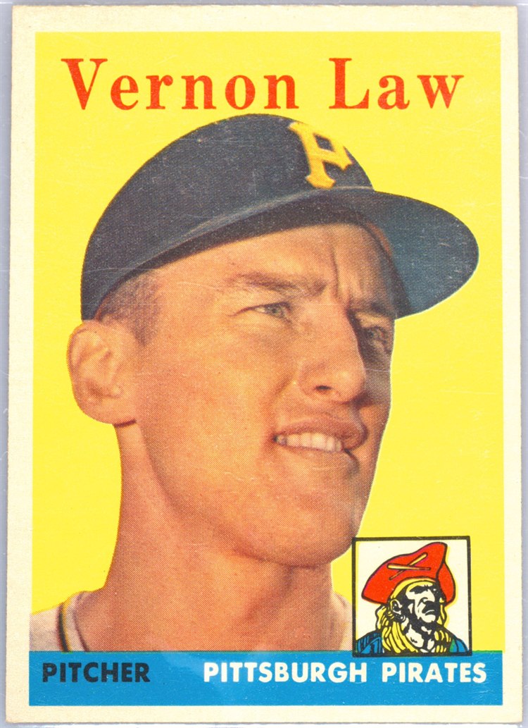 1958 Topps #132 Vern Law, Pittsburgh Pirates