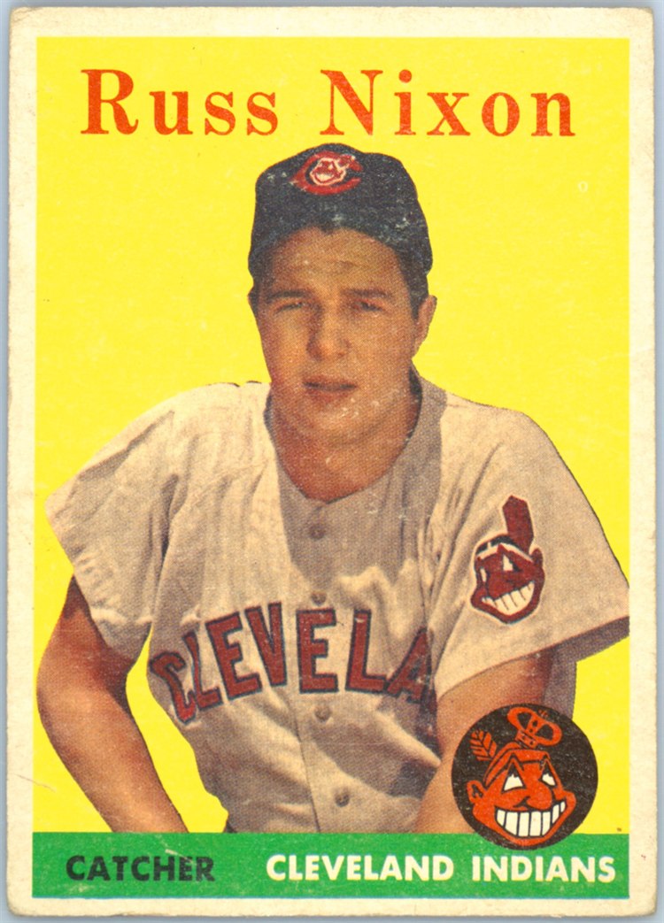 1958 Topps #133 Russ Nixon, Cleveland Indians