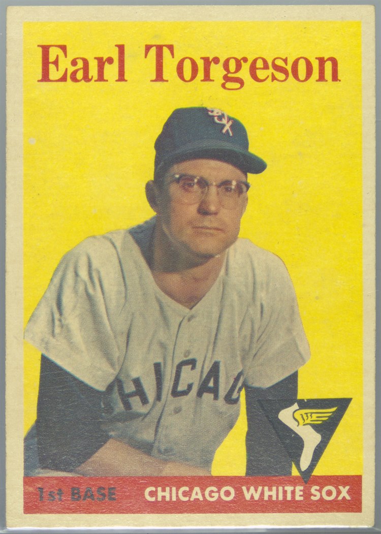 1958 Topps #138 Earl Torgeson, Chicago White Sox