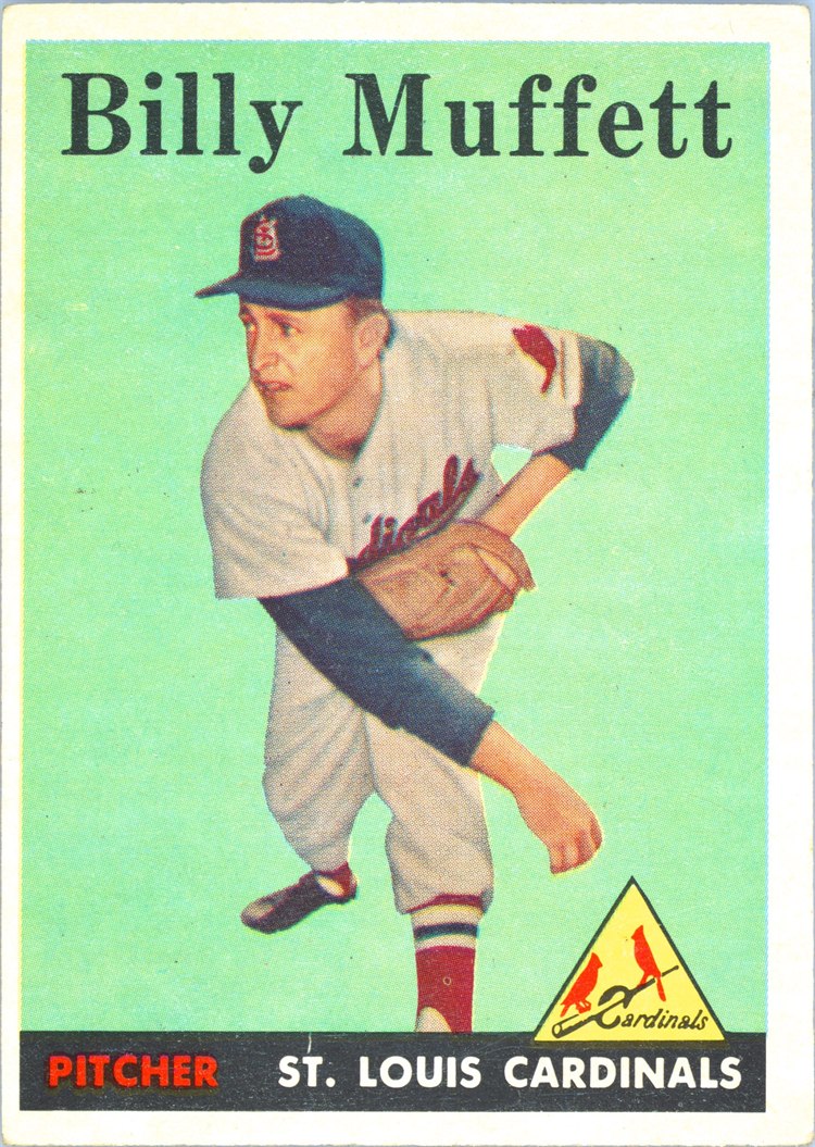 1958 Topps #143 Billy Muffett, St. Louis Cardinals