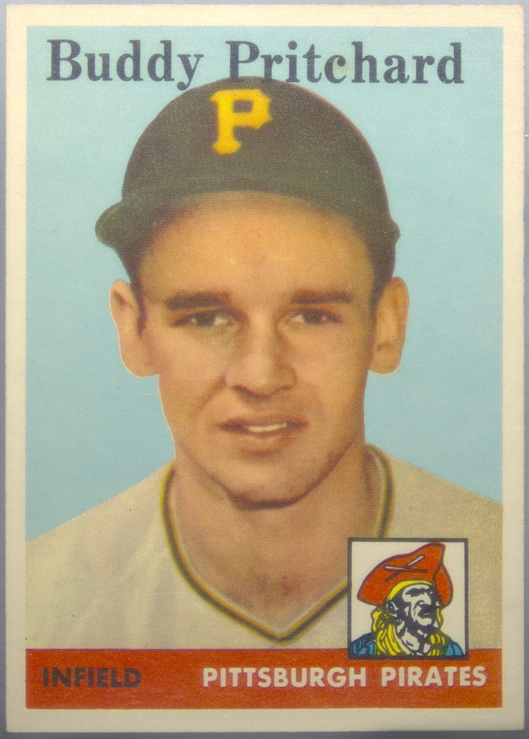 1958 Topps #151 Buddy Pritchard, Pittsburgh Pirates