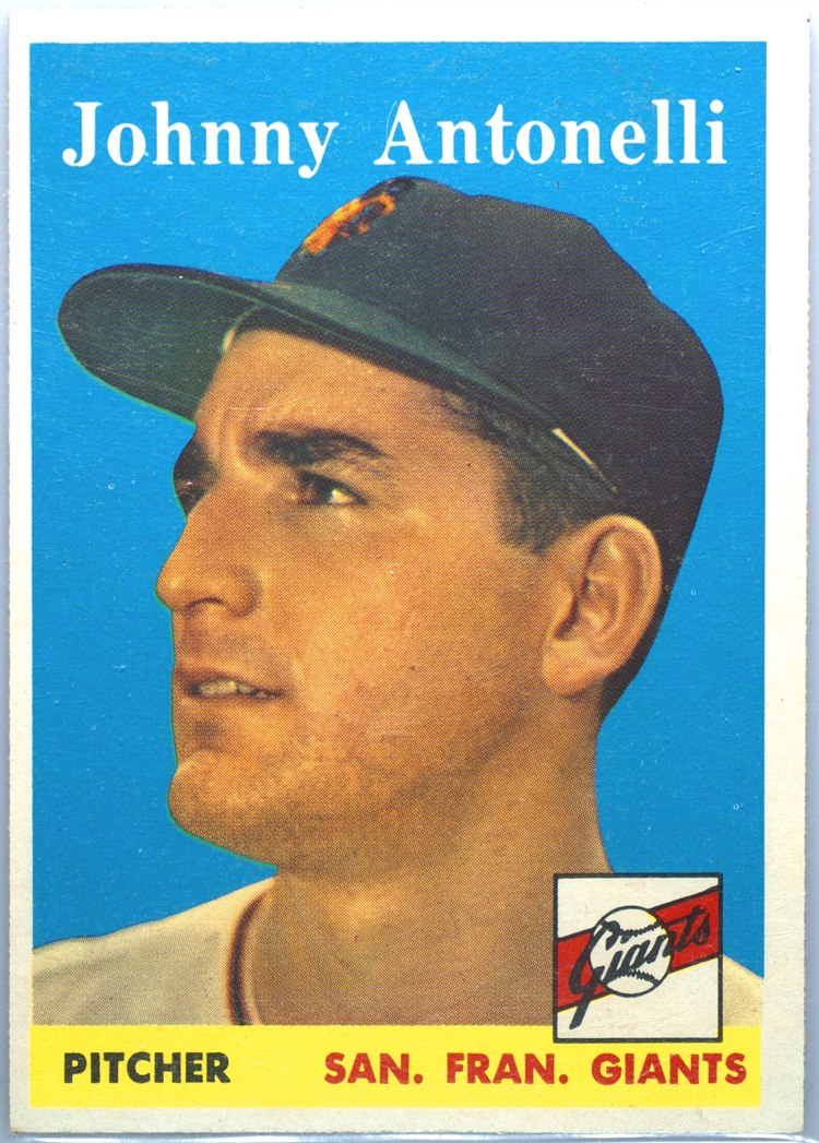 1958 Topps #152 Johnny Antonelli, San Francisco Giants