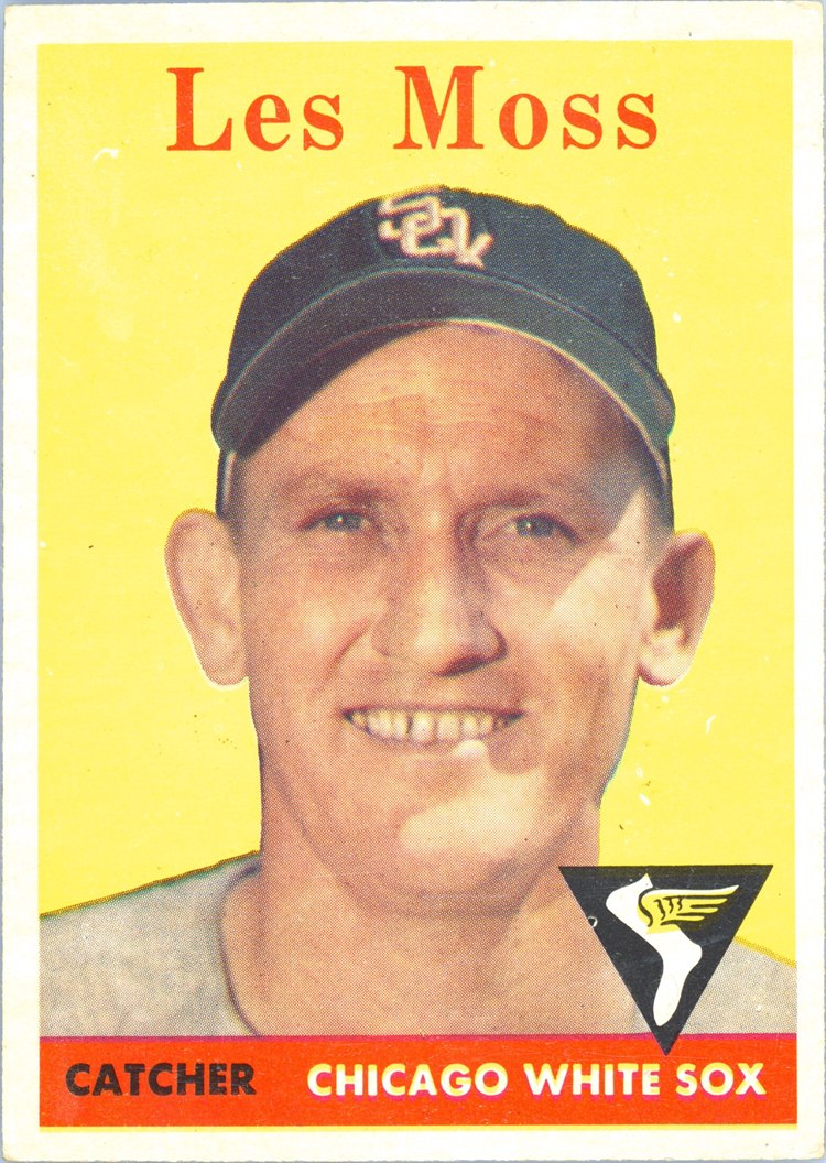 1958 Topps #153 Les Moss, Chicago White Sox
