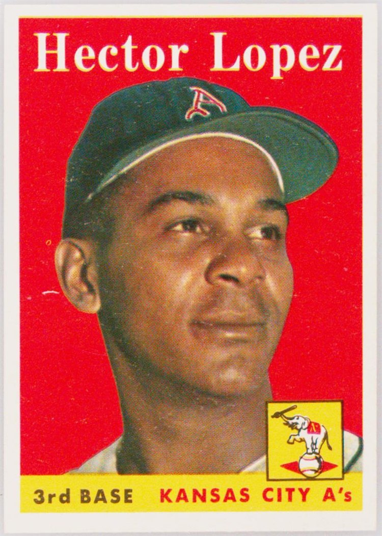 1958 Topps #155 Hector Lopez, Kansas City Athletics