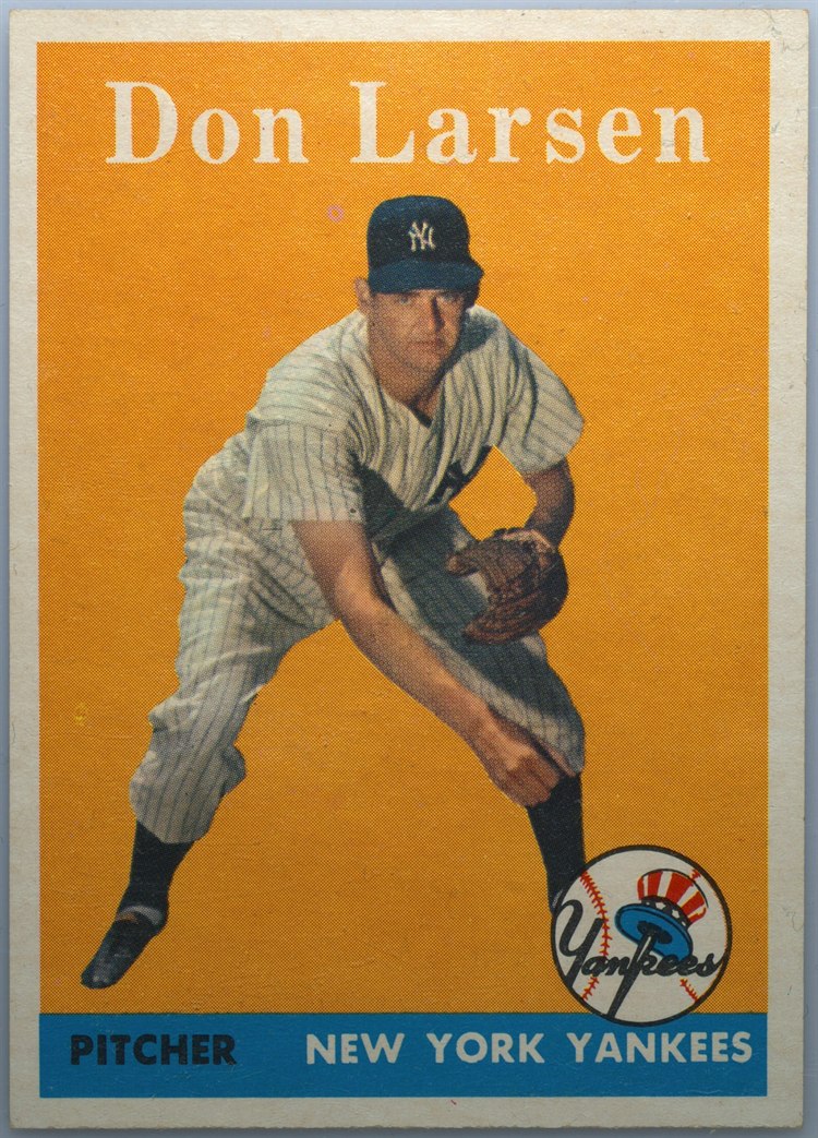 1958 Topps #161 Don Larsen, New York Yankees