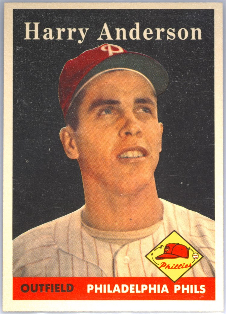 1958 Topps #171 Harry Anderson, Philadelphia Phillies