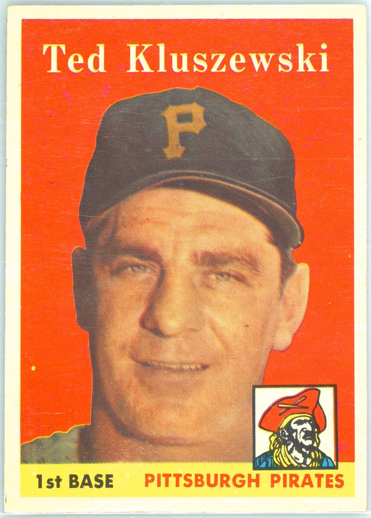 1958 Topps #178 Ted Kluszewski, Pittsburgh Pirates