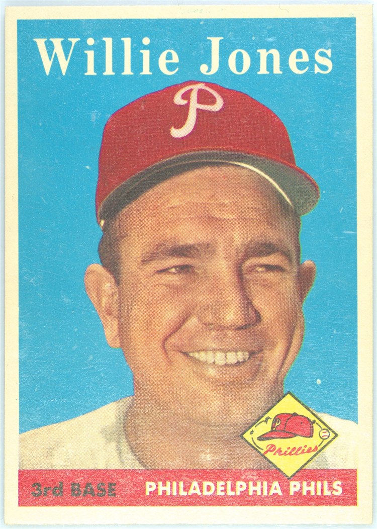 1958 Topps #181 Willie Jones, Philadelphia Phillies