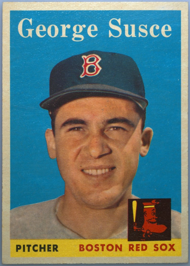 1958 Topps #189 George Susce, Boston Red Sox