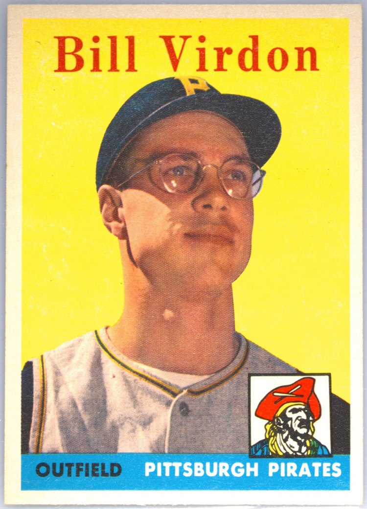 1958 Topps #198 Bill Virdon, Pittsburgh Pirates