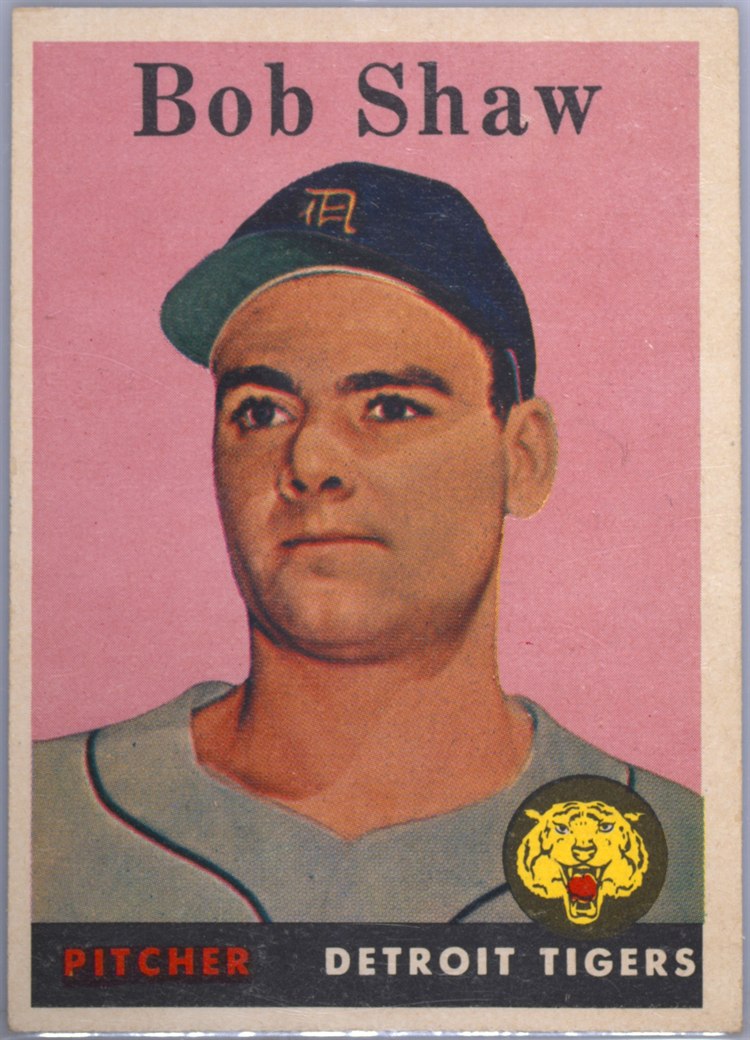 1958 Topps #206 Bob Shaw, Detroit Tigers