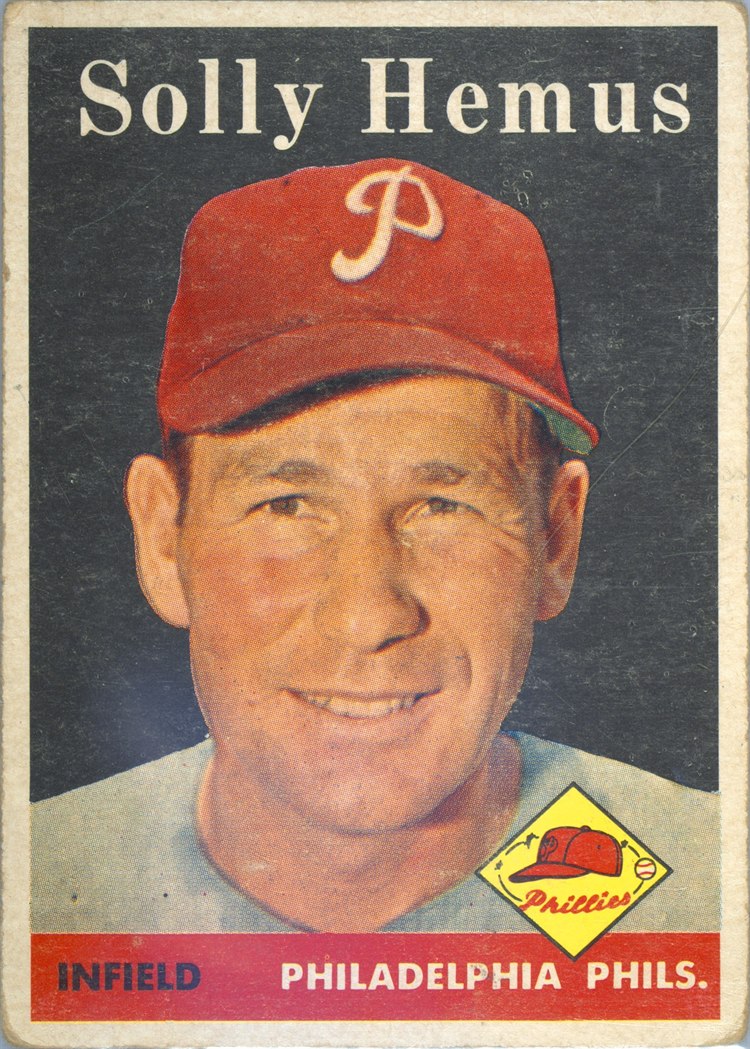 1958 Topps #207 Solly Hemus, Philadelphia Phillies