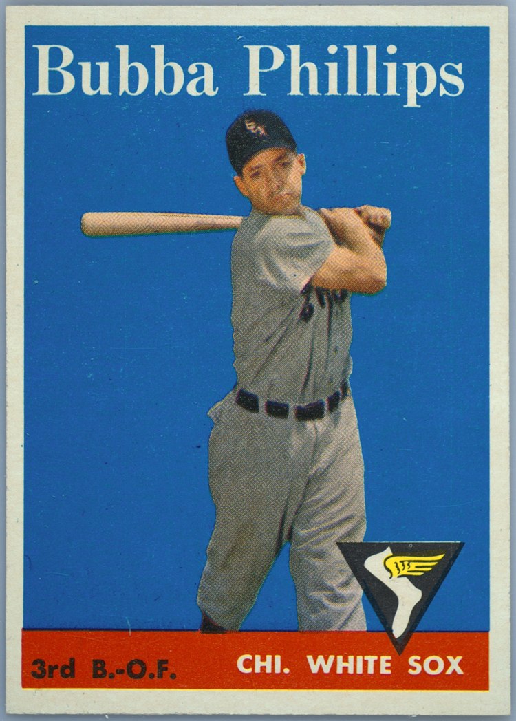 1958 Topps #212 Bubba Phillips, Chicago White Sox