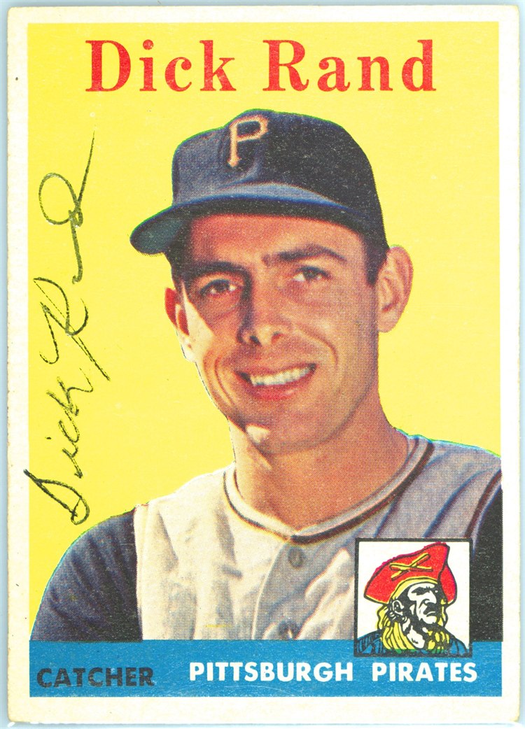 1958 Topps #218 Dick Rand, Pittsburgh Pirates