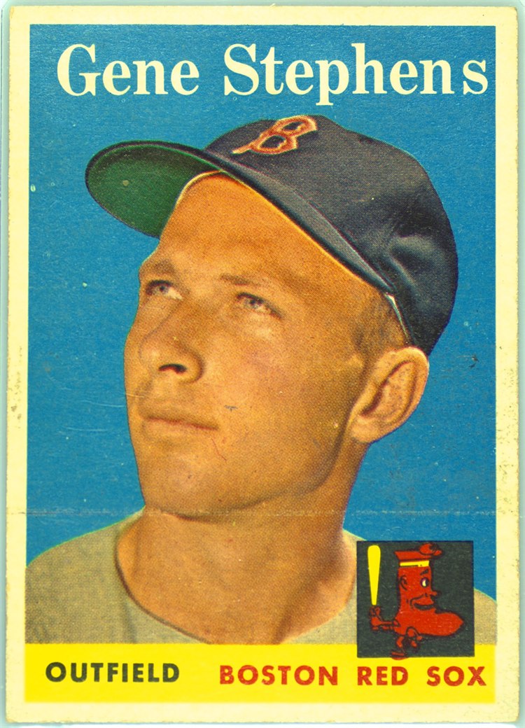 1958 Topps #227 Gene Stephens, Boston Red Sox