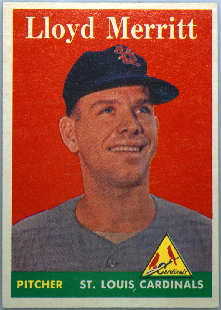 1958 Topps #231 Lloyd Merritt, St. Louis Cardinals