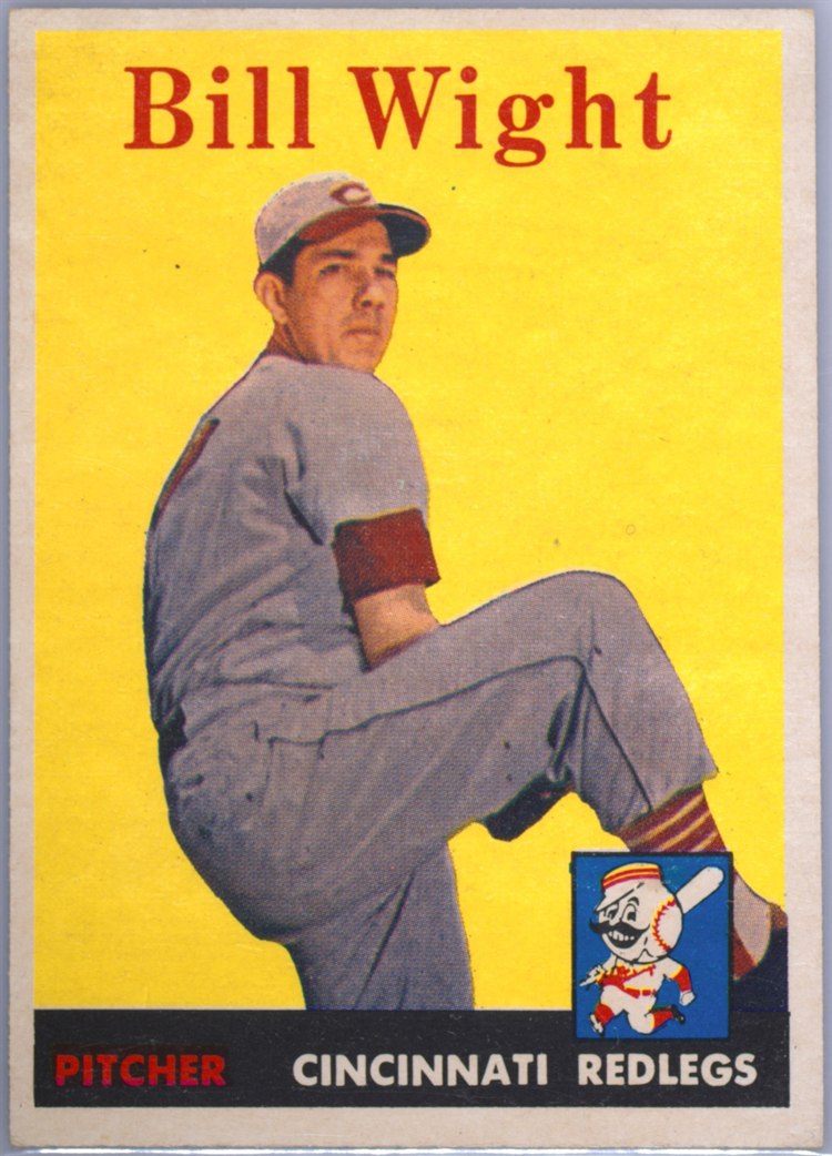 1958 Topps #237 Bill Wight, Cincinnati Reds