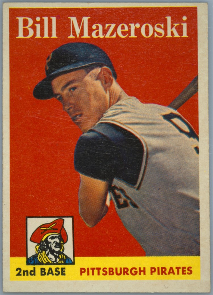 1958 Topps #238 Bill Mazeroski, Pittsburgh Pirates