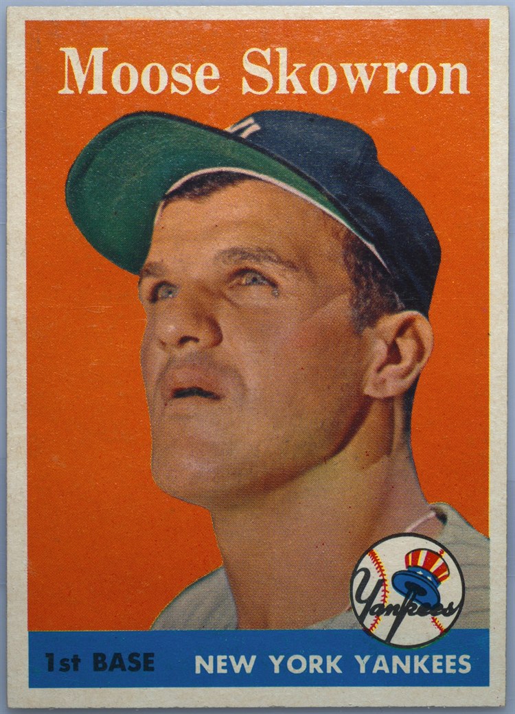 1958 Topps #240 Bill Skowron, New York Yankees