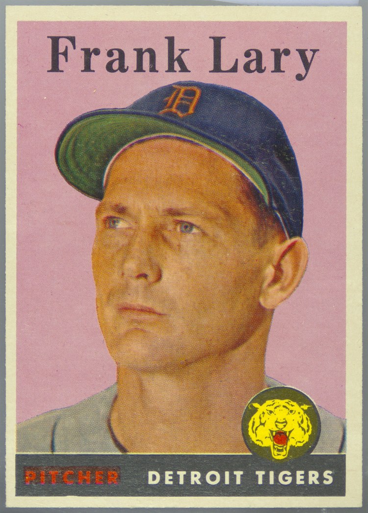1958 Topps #245 Frank Lary, Detroit Tigers