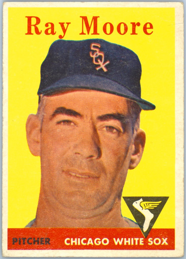 1958 Topps #249 Ray Moore, Chicago White Sox