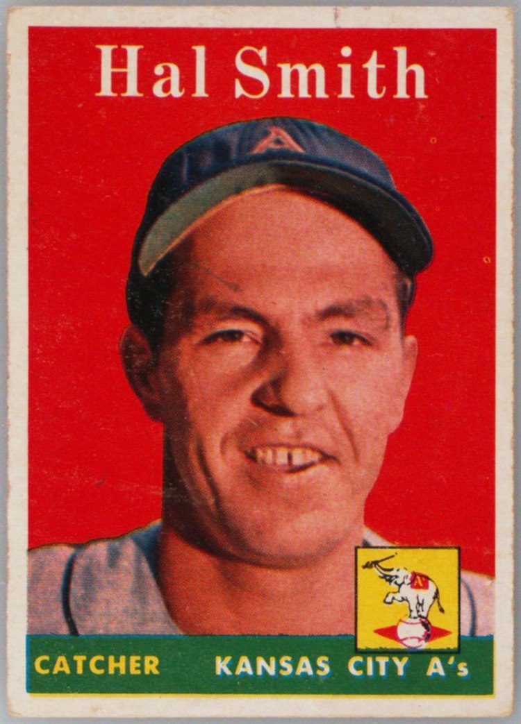 1958 Topps #257 Hal W. Smith, Kansas City Athletics