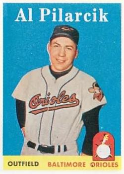 1958 Topps #259 Al Pilarcik, Baltimore Orioles
