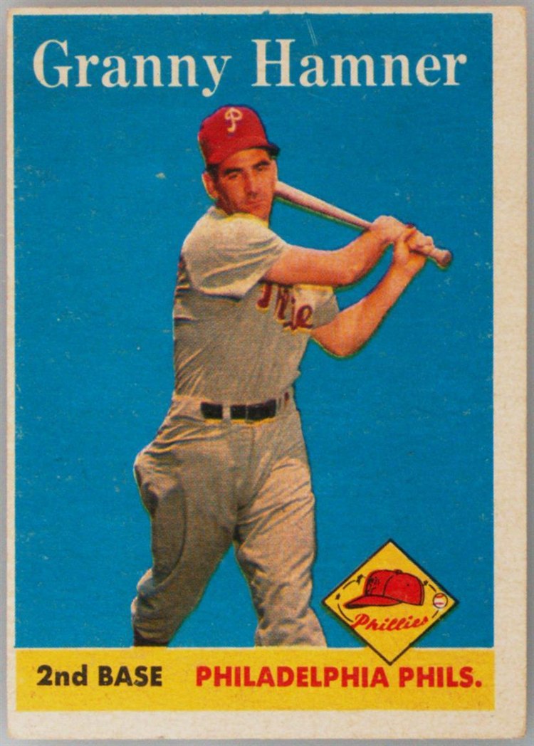 1958 Topps #268 Granny Hamner, Philadelphia Phillies