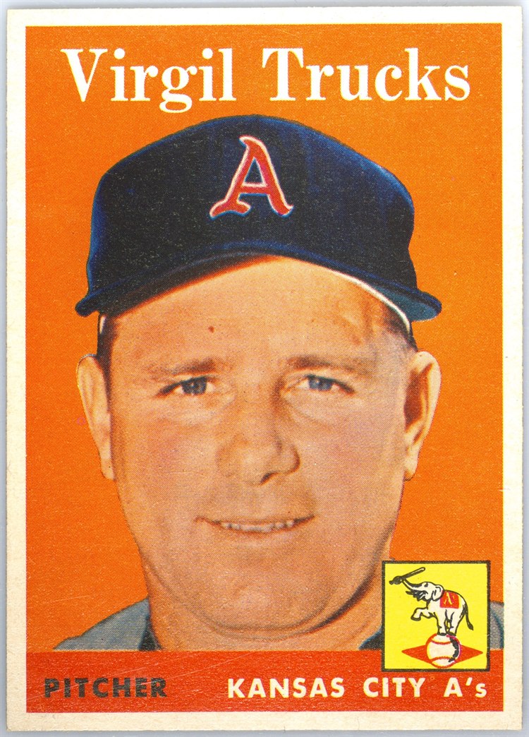 1958 Topps #277 Virgil Trucks, Kansas City Athletics