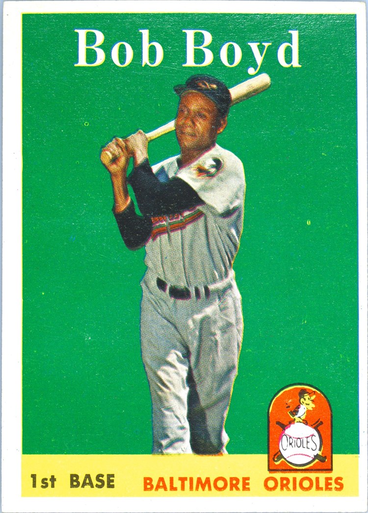 1958 Topps #279 Bob Boyd, Baltimore Orioles