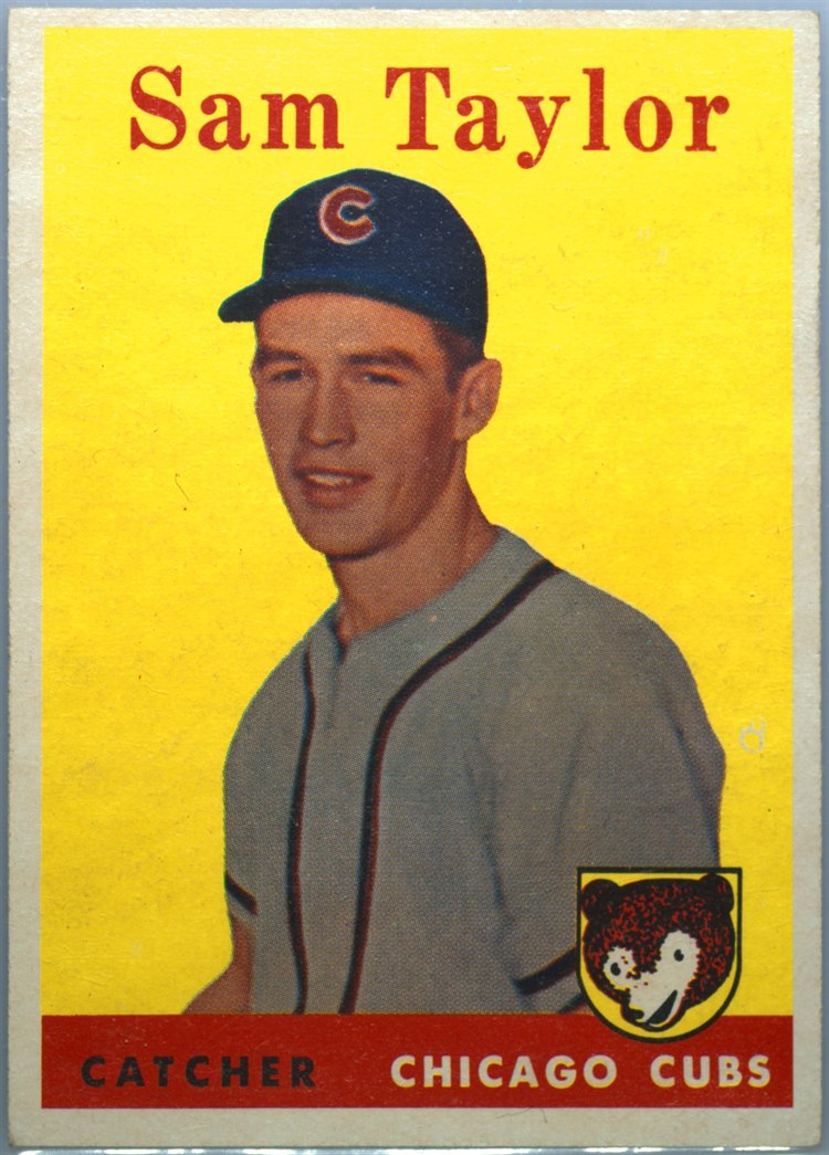 1958 Topps #281 Sammy Taylor, Chicago Cubs