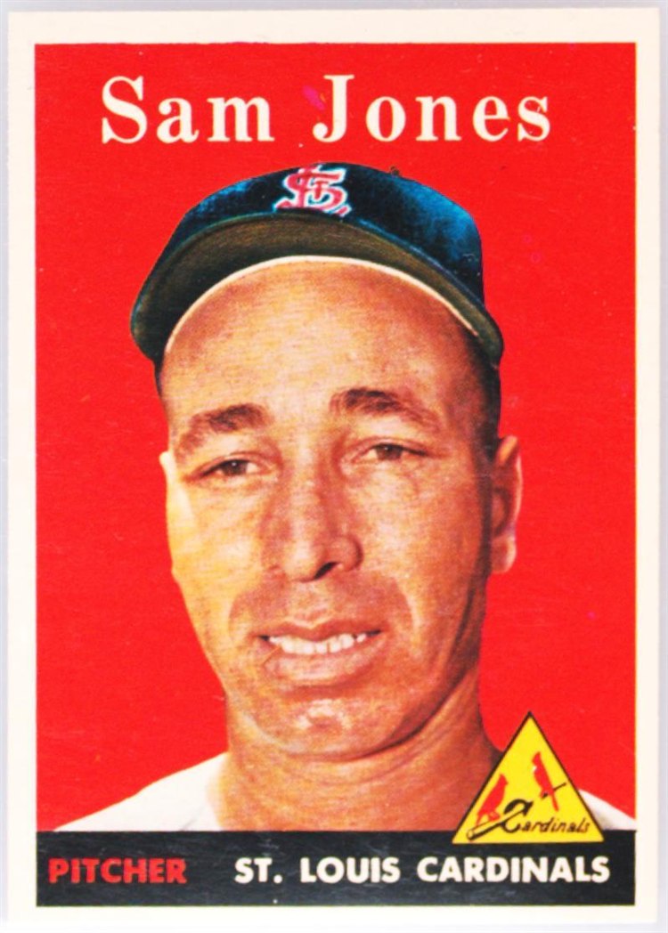 1958 Topps #287 Sam Jones, St. Louis Cardinals