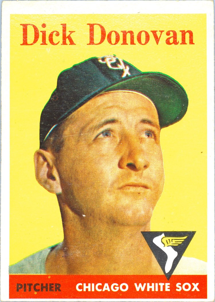 1958 Topps #290 Dick Donovan, Chicago White Sox