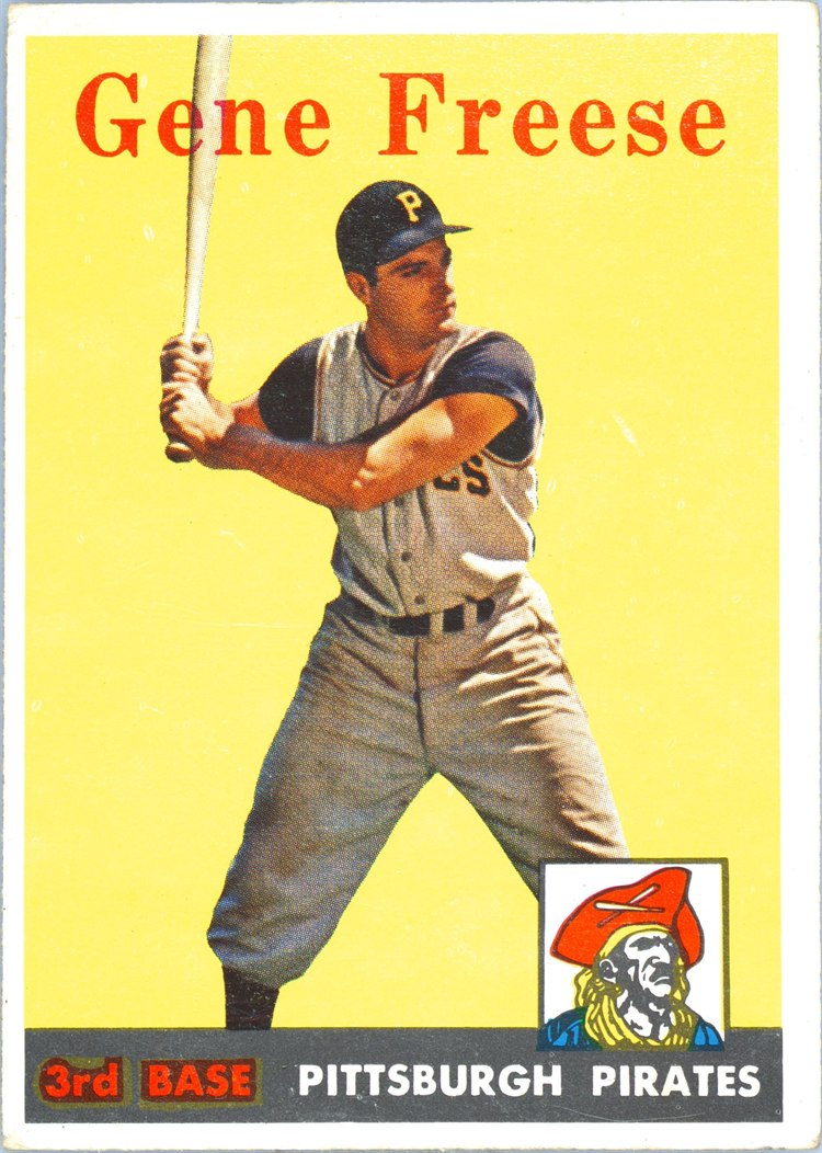 1958 Topps #293 Gene Freese, Pittsburgh Pirates