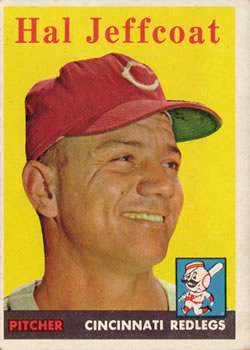 1958 Topps #294 Hal Jeffcoat, Cincinnati Reds