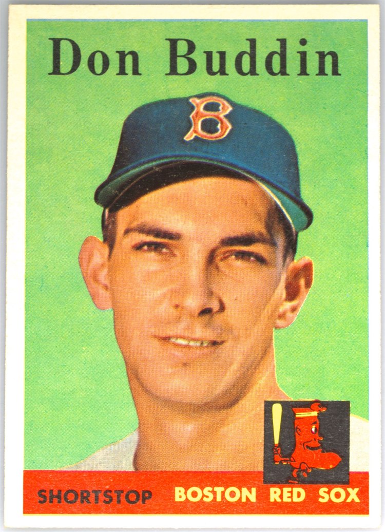 1958 Topps #297 Don Buddin, Boston Red Sox