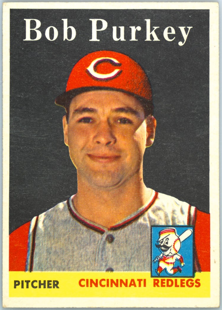 1958 Topps #311 Bob Purkey, Cincinnati Reds