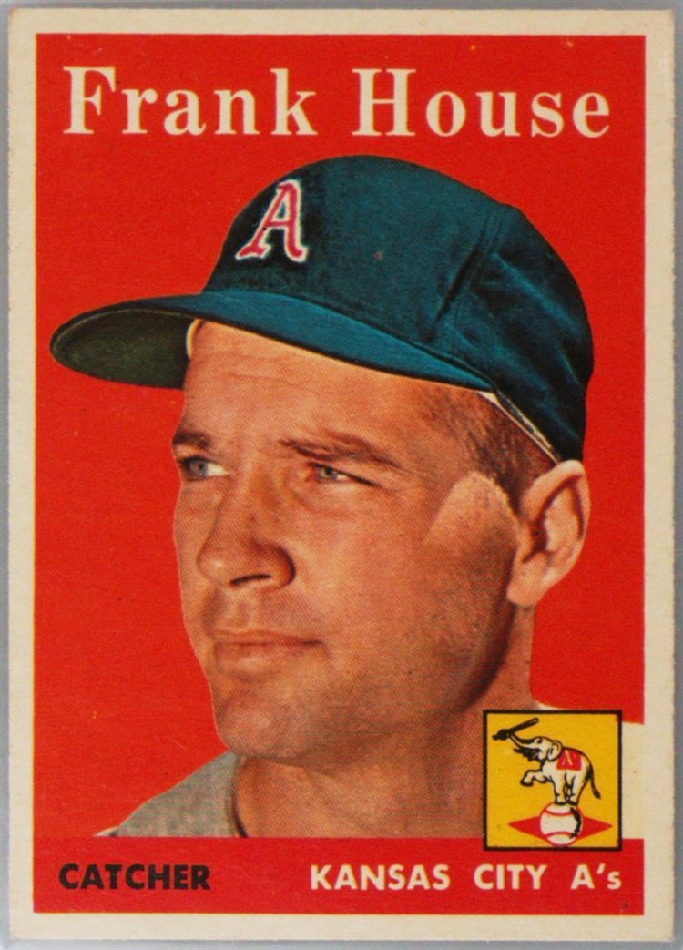 1958 Topps #318 Frank House, Kansas City Athletics