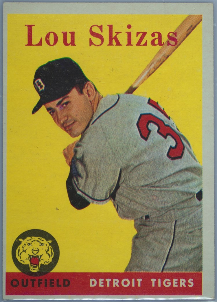 1958 Topps #319 Lou Skizas, Detroit Tigers