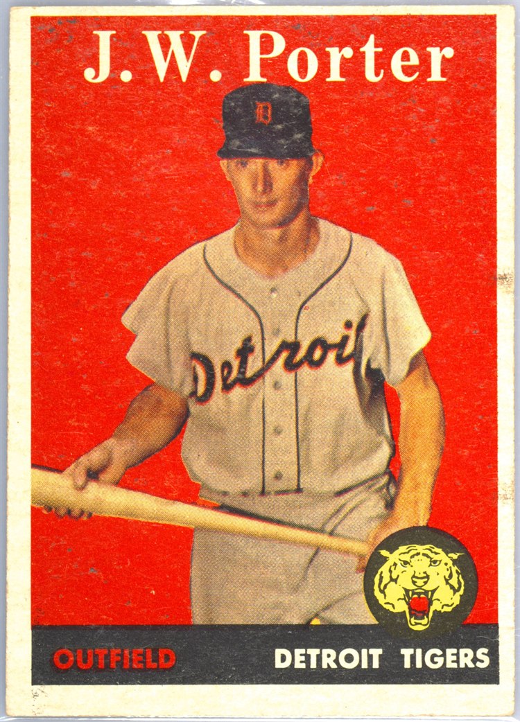 1958 Topps #32 J.W. Porter, Detroit Tigers