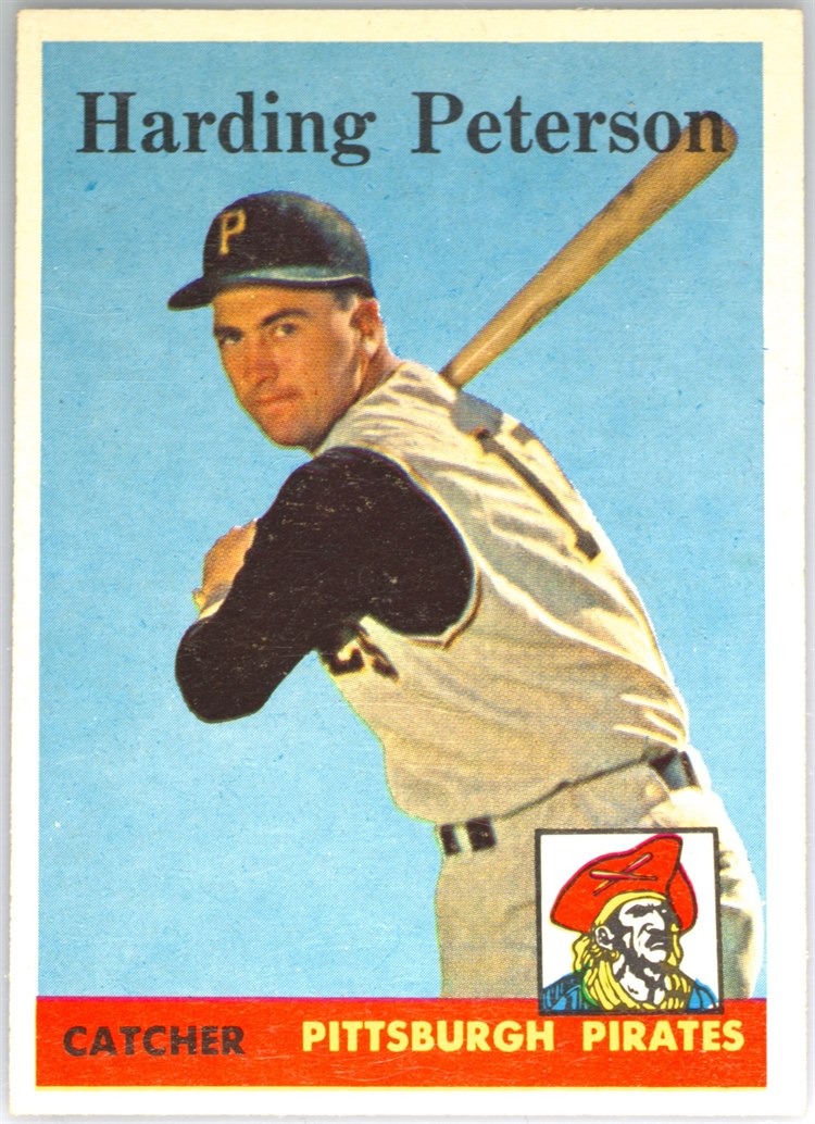 1958 Topps #322 Harding Peterson, Pittsburgh Pirates